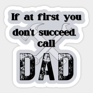 Call Dad Sticker